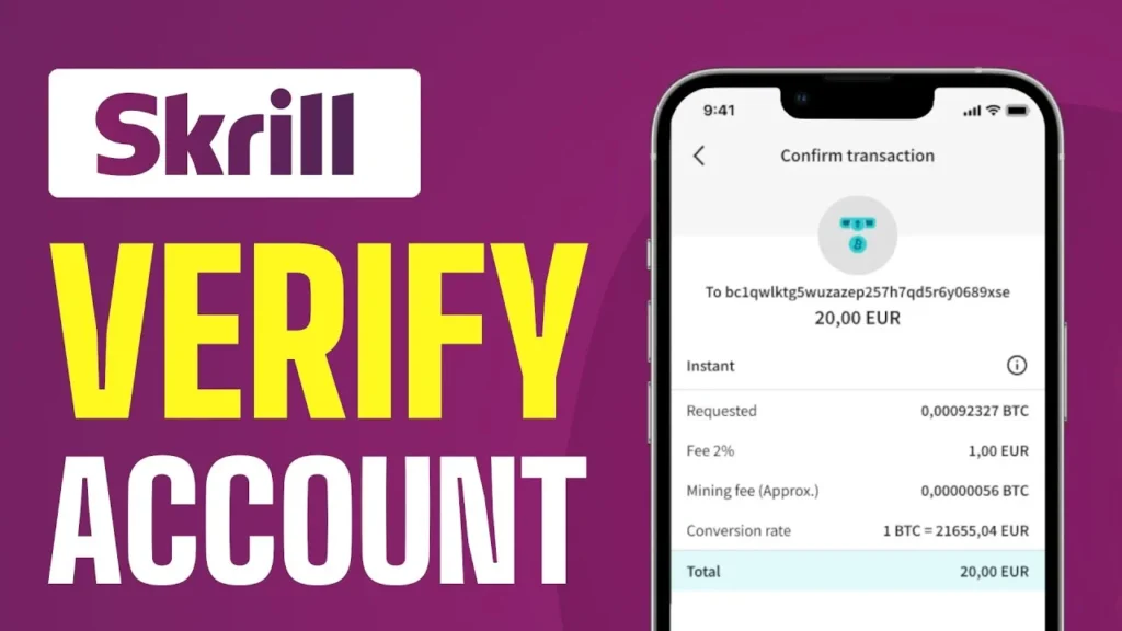 Verified Skrill Account