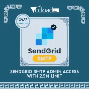 Sendgrid SMTP Admin Access With 2.5m Limit