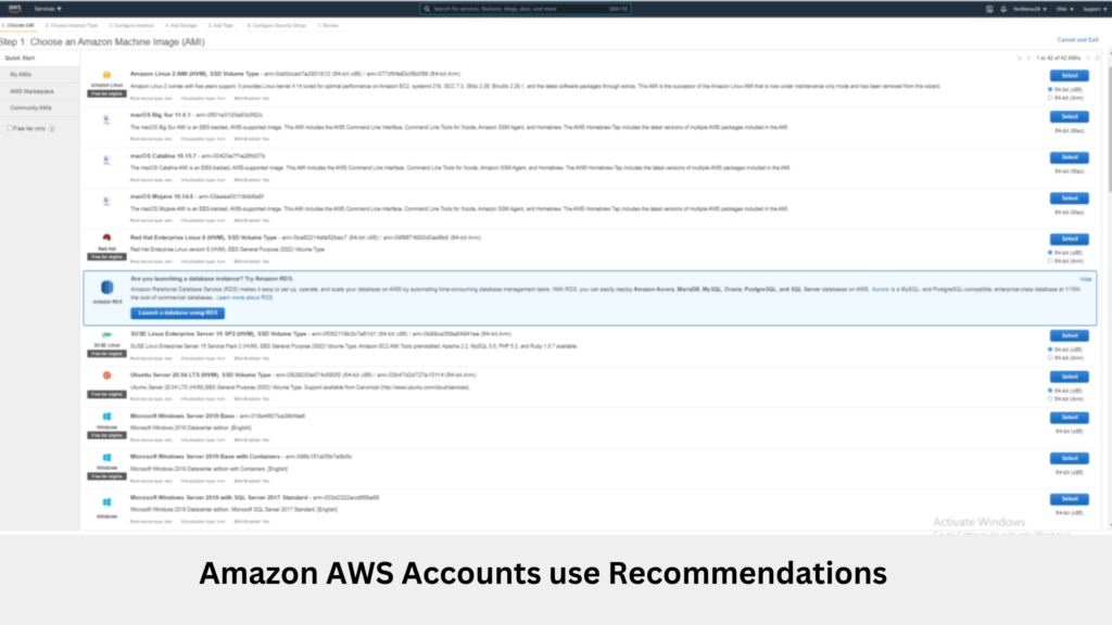 Amazon AWS Accounts